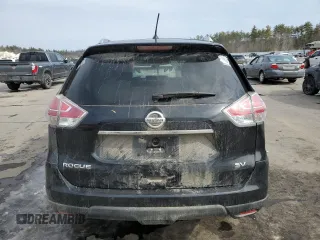 2016 Nissan Rogue S with VIN KNMAT2MT5GP736686, listed as a Copart auction lot 47551745 with 97,914 mi miles and Salvage Title. Bid and sale history available at carsss.com. Image 6.