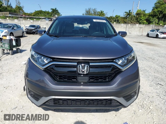 2022 Honda CR-V EX-L with VIN 5J6RW1H86NA013675, listed as a Copart auction lot 56299485 with 29,227 mi miles and Salvage title. Bid and sale history available at DreamBid. Image 5.