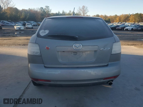2011 Mazda CX-7 i Touring with VIN JM3ER2C55B0367016, listed as a Copart auction lot 84565874 with 177,759 mi miles and Salvage Title. Bid and sale history available at carsss.com. Image 6.