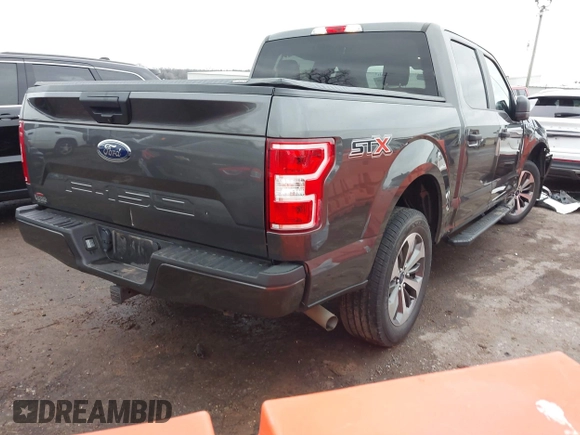 2019 Ford F-150 XL with VIN 1FTEW1C53KKD70870, listed as a IAAI auction lot 41208988 with 31,728 mi miles and . Bid and sale history available at carsss.com. Image 4.