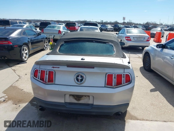 2012 Ford Mustang V6 with VIN 1ZVBP8EM4C5286227, listed as a IAAI auction lot 41638279 with Not Provided miles and . Bid and sale history available at carsss.com. Image 15.