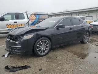 2016 Acura TLX V6 with VIN 19UUB2F36GA005752, listed as a Copart auction lot 44917645 with 153,952 mi miles and Salvage Title. Bid and sale history available at carsss.com. Image 1.