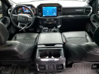 2022 Ford F-150 XL with VIN 1FTFW1E55NKD11289, listed as a Copart auction lot 61900705 with 38,500 mi miles and Salvage title. Bid and sale history available at DreamBid. Image 8.