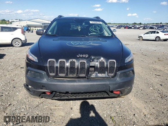 2014 Jeep Cherokee Trailhawk с VIN 1C4PJMBS4EW111401, выставлен на аукционе Copart как лот 57998735 с пробегом Не указан миль и Списание • Salvage title. История ставок и продаж доступна на DreamBid. Изображение 5.
