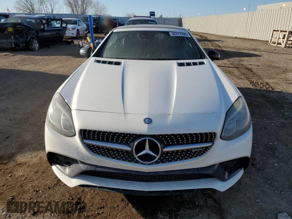 2017 Mercedes-Benz SLC 43 AMG with VIN WDDPK6GA7HF130995, listed as a Copart auction lot 48317285 with 65,707 mi miles and Salvage Title. Bid and sale history available at DreamBid. Image 5.