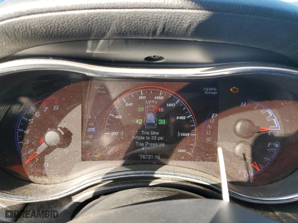 2015 Jeep Grand Cherokee SRT with VIN 1C4RJFDJ8FC752210, listed as a Copart auction lot 45694094 with 76,721 mi miles and Salvage Title. Bid and sale history available at carsss.com. Image 9.
