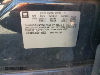 2012 Cadillac CTS Premium with VIN 1G6DS5E34C0102002, listed as a Copart auction lot 43287135 with 98,495 mi miles and Salvage Title. Bid and sale history available at DreamBid. Image 14.