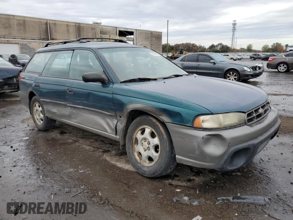 1996 Subaru Legacy Outback with VIN 4S3BG6858T7974280, listed as a Copart auction lot 78790874 with 290,480 mi miles and Salvage title. Bid and sale history available at DreamBid. Image 4.