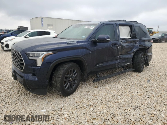 2024 Toyota Sequoia SR5 with VIN 7SVAAAAA7RX003132, listed as a Copart auction lot 44056145 with 20,510 mi miles and Salvage Title. Bid and sale history available at carsss.com. Image 1.
