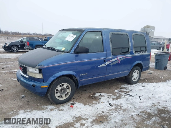 1997 GMC Safari z VIN 1GDDM19W0VB545092, wystawiony jako IAAI lot #41572568 z przebiegiem Nie podano mil oraz . Historia ofert i sprzedaży dostępna na DreamBid. Obrazek 2.