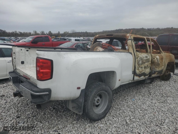 2015 Chevrolet Silverado 3500HD Work Truck with VIN 1GC4KYC85FF110835, listed as a Copart auction lot 79009364 with 0 mi miles and Salvage Title. Bid and sale history available at carsss.com. Image 3.