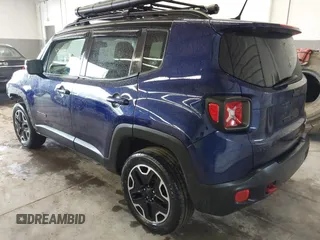 2016 Jeep Renegade Trailhawk with VIN ZACCJBCT0GPD29118, listed as a IAAI auction lot 42406839 with 107,952 mi miles and . Bid and sale history available at DreamBid. Image 3.