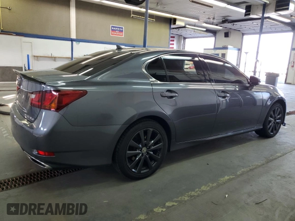 2013 Lexus GS 350 with VIN JTHCE1BL4D5005611, listed as a Copart auction lot 72619544 with 143,604 mi miles and Salvage Title. Bid and sale history available at carsss.com. Image 3.