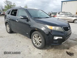 2011 Kia Sorento SX with VIN 5XYKWDA21BG093963, listed as a Copart auction lot 51426825 with 186,749 mi miles and Salvage Title. Bid and sale history available at carsss.com. Image 4.