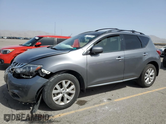 2014 Nissan Murano SV with VIN JN8AZ1MU4EW416929, listed as a Copart auction lot 71311544 with 101,946 mi miles and Salvage Title. Bid and sale history available at carsss.com. Image 1.