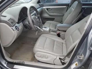2008 Audi A4 2.0T with VIN WAUDF78E68A155387, listed as a Copart auction lot 61042775 with 155,567 mi miles and Salvage title. Bid and sale history available at DreamBid. Image 7.