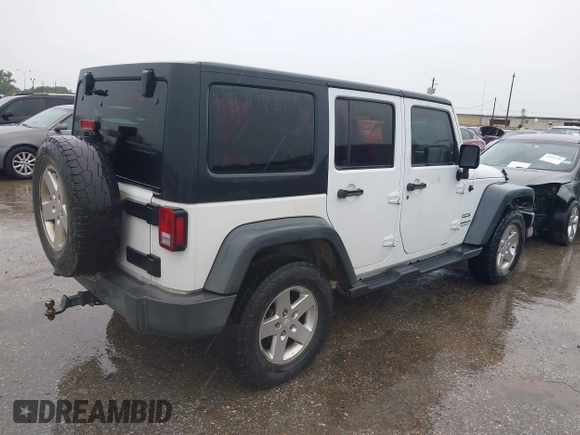 2016 Jeep Wrangler Unlimited Sport RHD with VIN 1C4BJWKG8GL271450, listed as a IAAI auction lot 42484670 with 20,364 mi miles and . Bid and sale history available at DreamBid. Image 4.