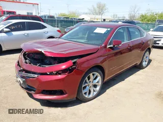 2017 Chevrolet Impala LT with VIN 2G1105S3XH9190201, listed as a IAAI auction lot 42090213 with 120,106 mi miles and . Bid and sale history available at DreamBid. Image 2.