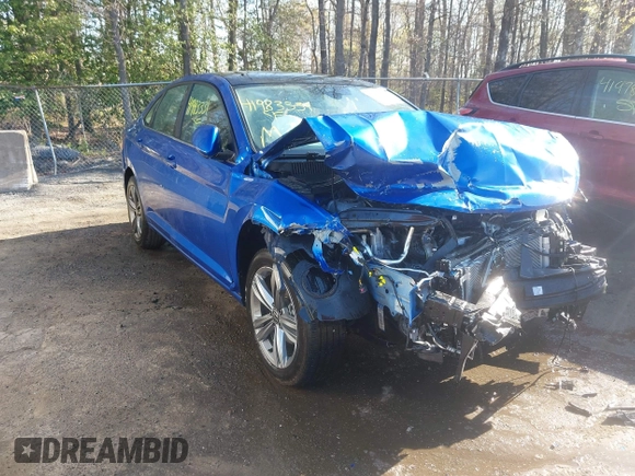 2024 Volkswagen Jetta SE with VIN 3VW7M7BU5RM057412, listed as a IAAI auction lot 41983331 with 14,537 mi miles and . Bid and sale history available at DreamBid. Image 6.