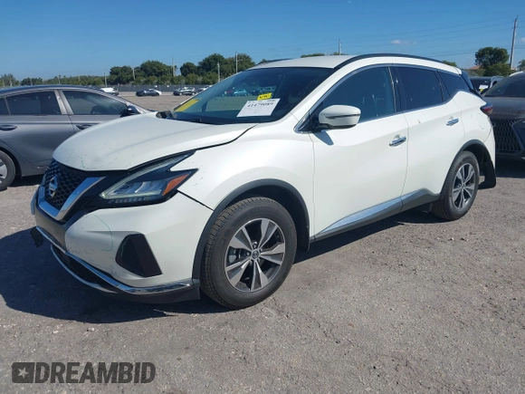 2020 Nissan Murano SV z VIN 5N1AZ2BJ3LN166270, wystawiony jako IAAI lot #41479089 z przebiegiem 28 427 mil mil oraz . Historia ofert i sprzedaży dostępna na DreamBid. Obrazek 17.