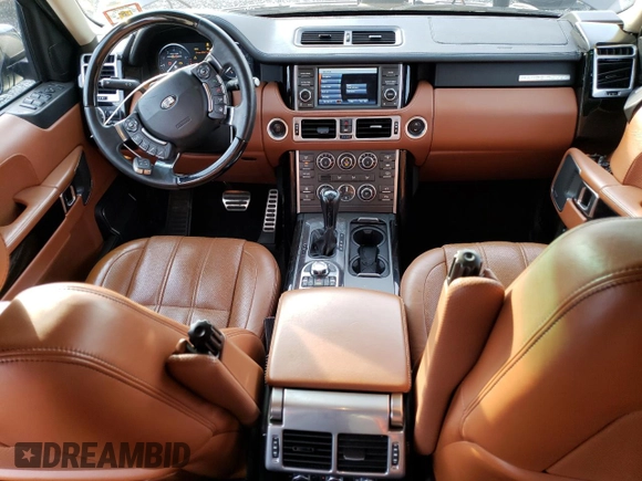 2011 Land Rover Range Rover SC Autobiography with VIN SALMP1E49BA330272, listed as a Copart auction lot 87019584 with 160,704 mi miles and Salvage title. Bid and sale history available at DreamBid. Image 8.