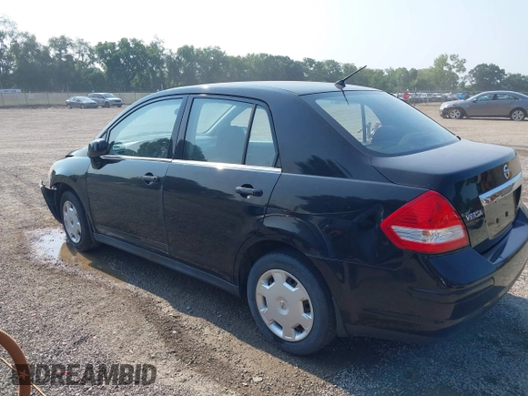 2008 Nissan Versa 1.8 S with VIN 3N1BC11E18L374733, listed as a IAAI auction lot 40022252 with 91,593 mi miles. Bid and sale history available at carsss.com. Image 3.