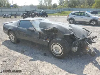 1987 Chevrolet Corvette with VIN 1G1YY2188H5114508, listed as a Copart auction lot 71249574 with 167,325 mi miles and Salvage Title. Bid and sale history available at carsss.com. Image 4.