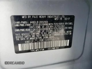 2017 Subaru Forester Touring with VIN JF2SJAWC6HH556728, listed as a Copart auction lot 54914055 with 112,686 mi miles and Salvage title. Bid and sale history available at DreamBid. Image 13.