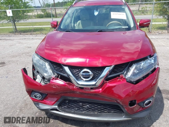 2015 Nissan Rogue S with VIN 5N1AT2MT5FC920589, listed as a IAAI auction lot 42050035 with 125,544 mi miles. Bid and sale history available at carsss.com. Image 12.