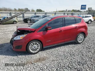 2017 Ford C-Max SE with VIN 1FADP5AU2HL117185, listed as a Copart auction lot 50400125 with 90,133 mi miles and Salvage Title. Bid and sale history available at carsss.com. Image 1.