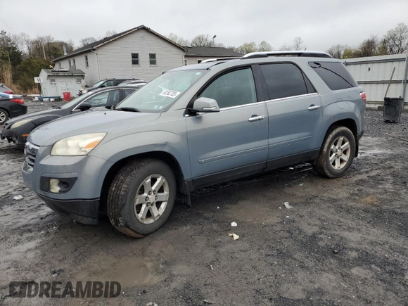 2008 Saturn Outlook XR z VIN 5GZEV23788J174902, wystawiony jako Copart lot #52262705 z przebiegiem 105 290 mil mil oraz Czysty tytuł • Clean title. Historia ofert i sprzedaży dostępna na DreamBid. Obrazek 1.
