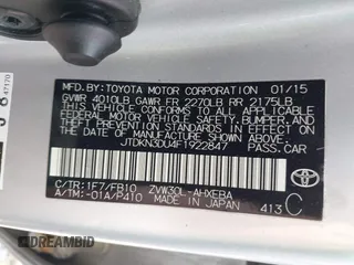 2015 Toyota Prius Four z VIN JTDKN3DU4F1922847, wystawiony jako IAAI lot #42130536 z przebiegiem 181 815 mil mil oraz . Historia ofert i sprzedaży dostępna na DreamBid. Obrazek 9.