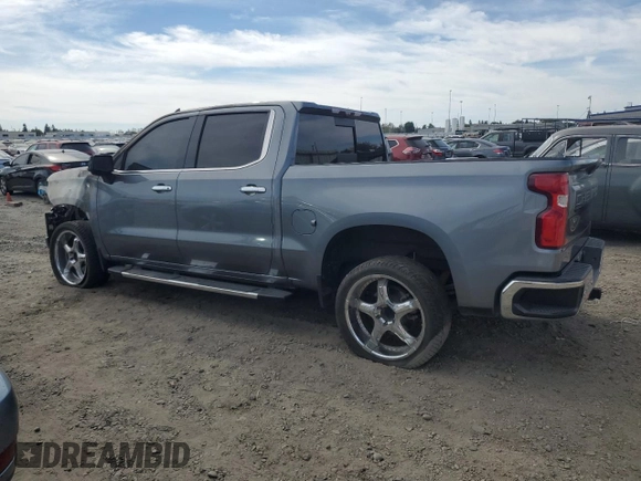 2021 Chevrolet Silverado 1500 LTZ with VIN 3GCUYGET5MG113918, listed as a Copart auction lot 75355524 with Not Provided miles and Non Repairable. Bid and sale history available at DreamBid. Image 2.