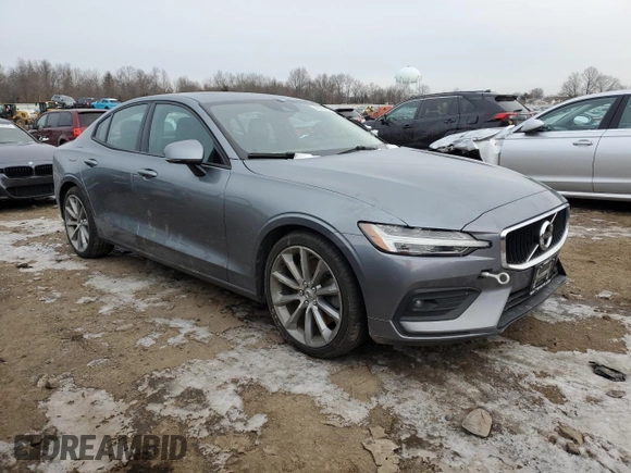2021 Volvo S60 Momentum with VIN 7JRA22TK3MG080934, listed as a Copart auction lot 38539594 with 58,105 mi miles. Bid and sale history available at carsss.com. Image 4.