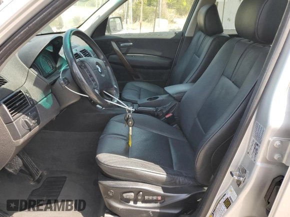 2006 BMW X3 3.0i with VIN WBXPA934X6WG81214, listed as a Copart auction lot 53454085 with 110,599 mi miles and Salvage Title. Bid and sale history available at DreamBid. Image 7.