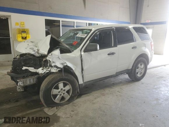 2010 Ford Escape XLS with VIN 1FMCU9C75AKD02318, listed as a Copart auction lot 59130055 with Not provided miles and Salvage title. Bid and sale history available at DreamBid. Image 1.