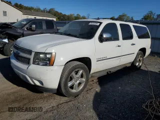 2011 Chevrolet Suburban LTZ with VIN 1GNSKKE38BR191111, listed as a Copart auction lot 75172204 with 165,370 mi miles and Salvage Title. Bid and sale history available at carsss.com. Image 1.