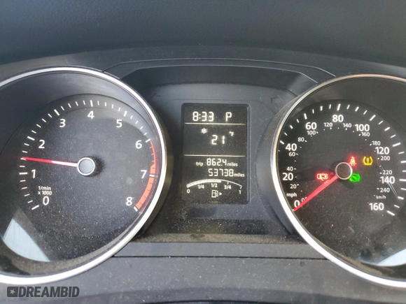 2017 Volkswagen Jetta 1.4T S with VIN 3VW2B7AJXHM213515, listed as a Copart auction lot 42537415 with 53,738 mi miles and Salvage Title. Bid and sale history available at carsss.com. Image 9.