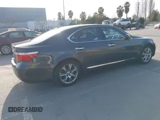 2008 Lexus LS 460 with VIN JTHBL46F185079002, listed as a IAAI auction lot 41724629 with Not Provided miles and . Bid and sale history available at DreamBid. Image 4.