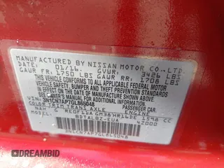 2016 Nissan Versa S Plus with VIN 3N1CN7AP7GL865048, listed as a IAAI auction lot 41832779 with 137,886 mi miles and . Bid and sale history available at DreamBid. Image 9.