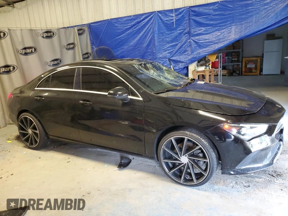 2020 Mercedes-Benz CLA 250 with VIN WDD5J4HB2LN035359, listed as a Copart auction lot 66769233 with 60,323 mi miles and . Bid and sale history available at DreamBid. Image 4.