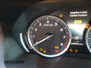 2020 Acura TLX w/Technology Pkg with VIN 19UUB2F49LA002850, listed as a Copart auction lot 83321444 with 49,890 mi miles and Salvage Title. Bid and sale history available at carsss.com. Image 9.