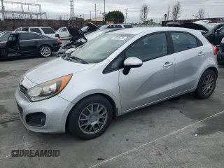2012 Kia Rio EX with VIN KNADN5A3XC6015841, listed as a Copart auction lot 49546765 with 143,339 mi miles and Clean Title. Bid and sale history available at carsss.com. Image 1.