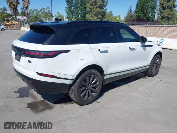 2018 Land Rover Range Rover Velar R-Dynamic SE with VIN SALYL2RN1JA709853, listed as a IAAI auction lot 42233296 with 58,440 mi miles and . Bid and sale history available at DreamBid. Image 4.