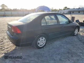 2001 Honda Civic with VIN 1HGES15231L060100, listed as a Copart auction lot 76254824 with Not provided miles and Clean title. Bid and sale history available at DreamBid. Image 3.