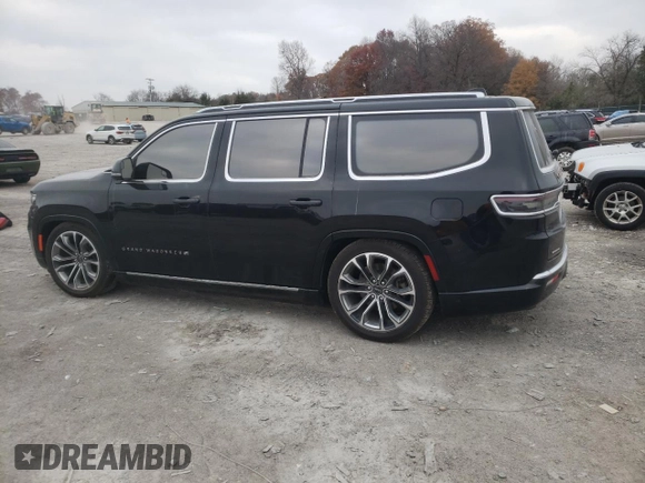 2022 Jeep Grand Wagoneer Series III with VIN 1C4SJVGP5NS153233, listed as a Copart auction lot 82017094 with 45,756 mi miles and Clean title. Bid and sale history available at DreamBid. Image 2.