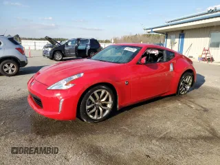 2014 Nissan 370Z with VIN JN1AZ4EH8EM636393, listed as a Copart auction lot 87644235 with 96,878 mi miles and Salvage Title. Bid and sale history available at carsss.com. Image 1.