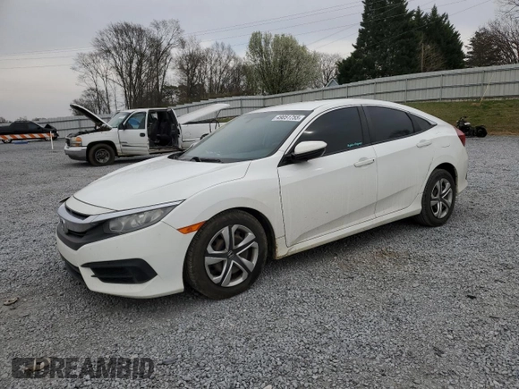 2016 Honda Civic Sedan LX with VIN 19XFC2F54GE089184, listed as a Copart auction lot 49051755 with 141,682 mi miles and Salvage Title. Bid and sale history available at carsss.com. Image 1.