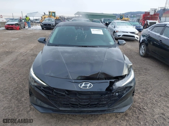 2021 Hyundai Elantra SEL with VIN 5NPLM4AG0MH019175, listed as a IAAI auction lot 41590000 with 63,345 mi miles. Bid and sale history available at carsss.com. Image 13.