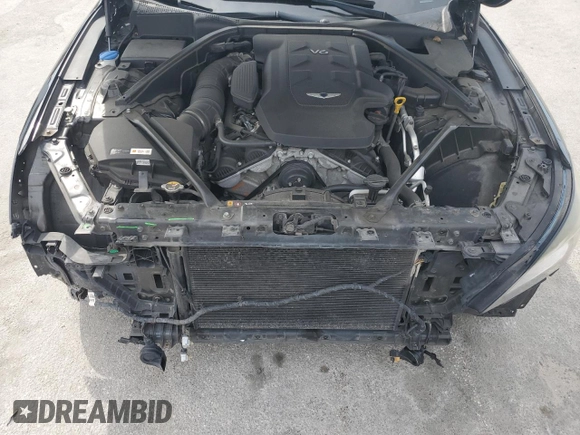 2017 Genesis G80 3.8L with VIN KMHGN4JE1HU177920, listed as a Copart auction lot 49685815 with 107,275 mi miles and Salvage Title. Bid and sale history available at DreamBid. Image 11.
